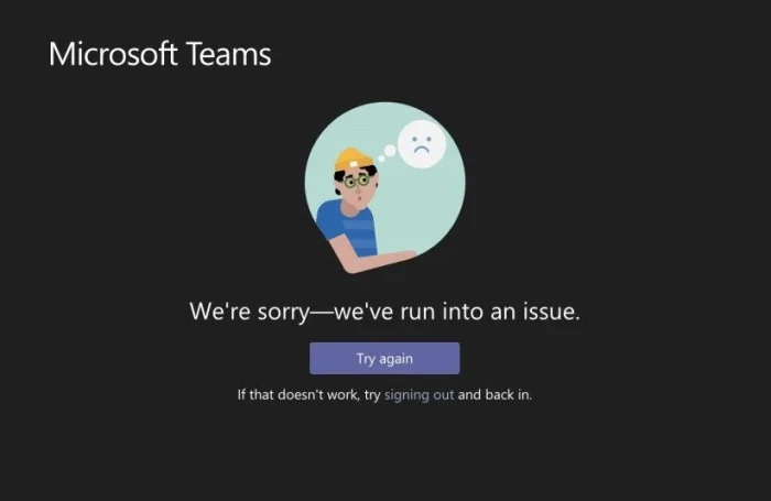 Microsoft Teams Down