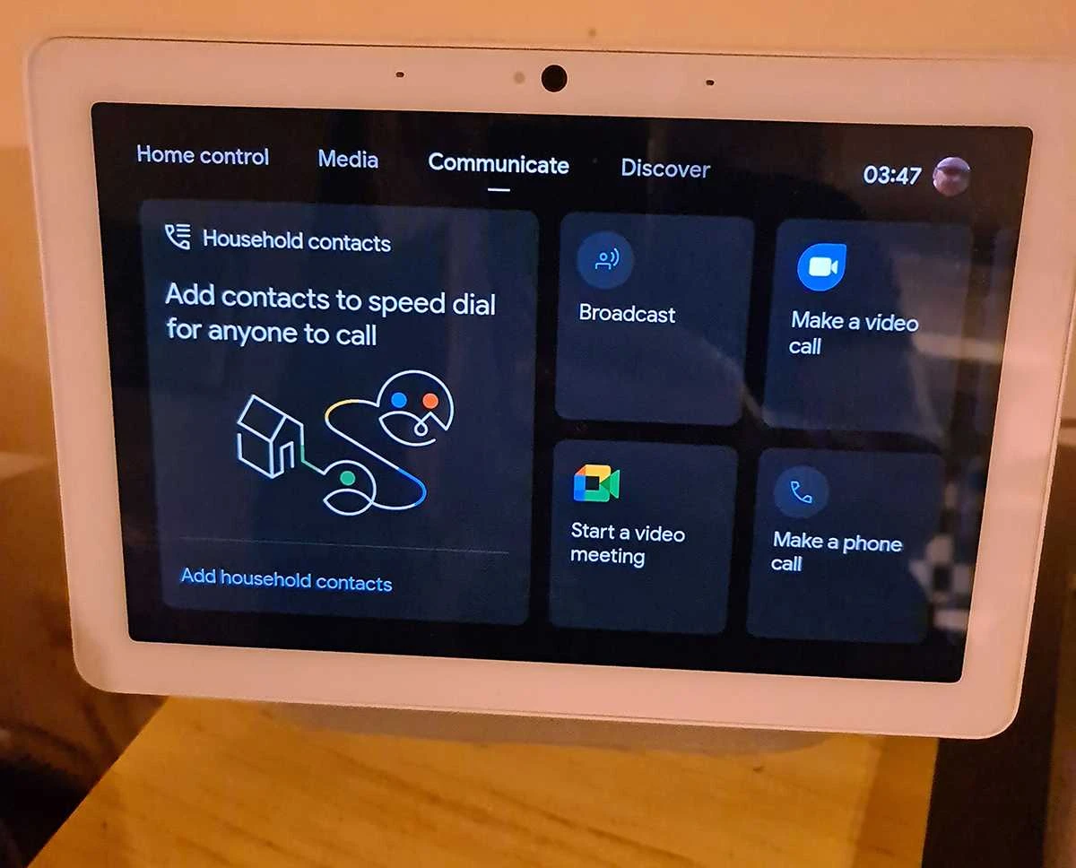 Nest Hub Max UI Discover