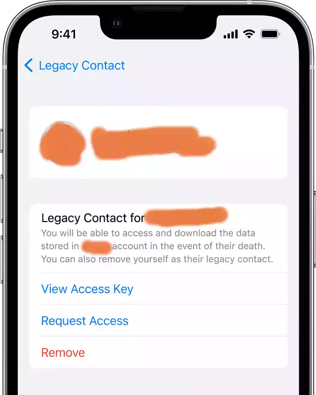 Legacy Contact