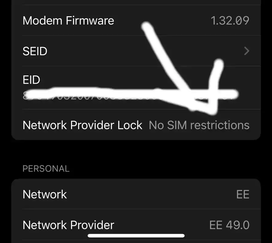 EE Unlocked Device