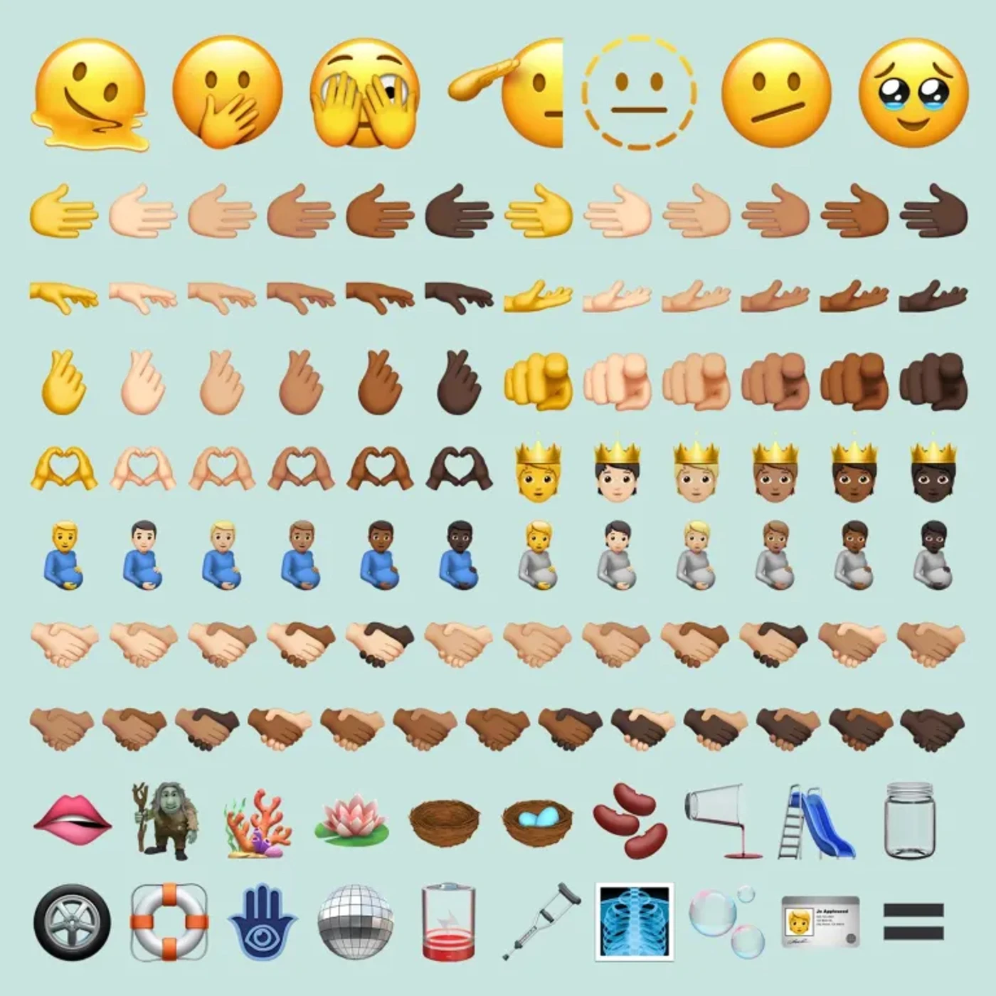 iOS 15.4 emoji