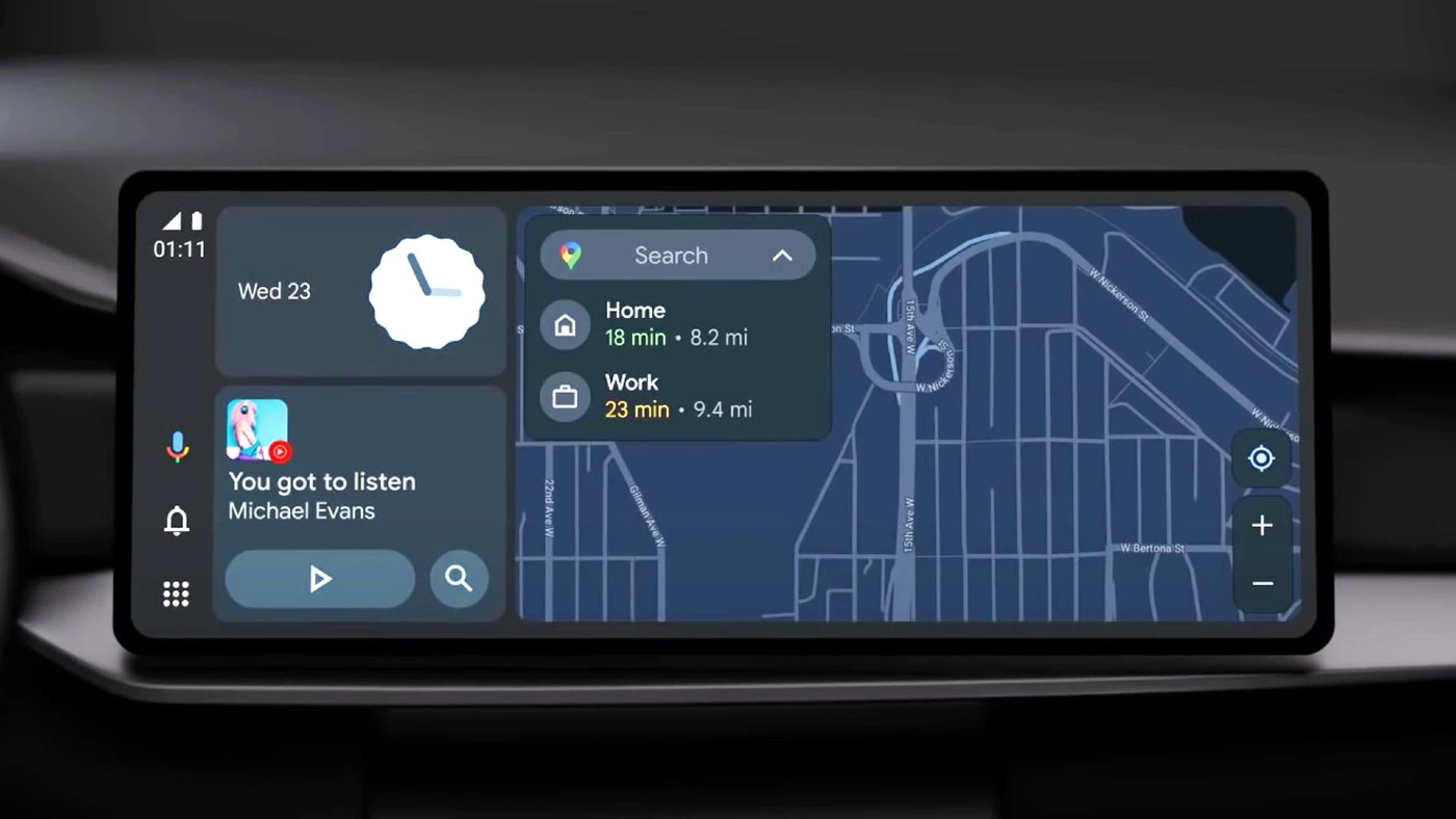 Android Auto Adaptive Screen Size