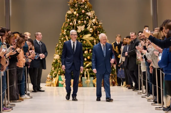 Tim Cook and Prince Charles