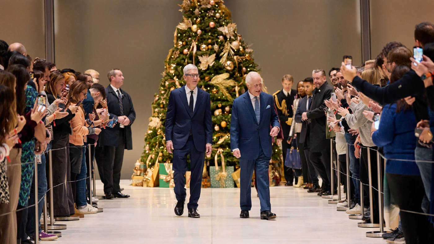 Tim Cook and Prince Charles