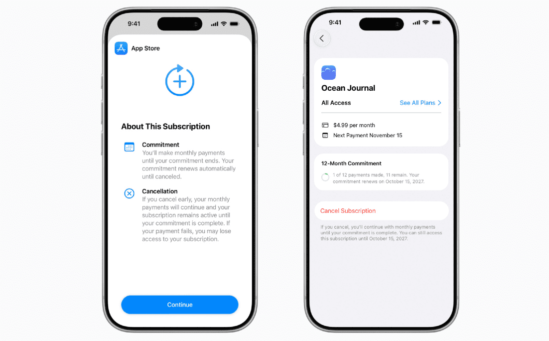 App Store Subscriptions