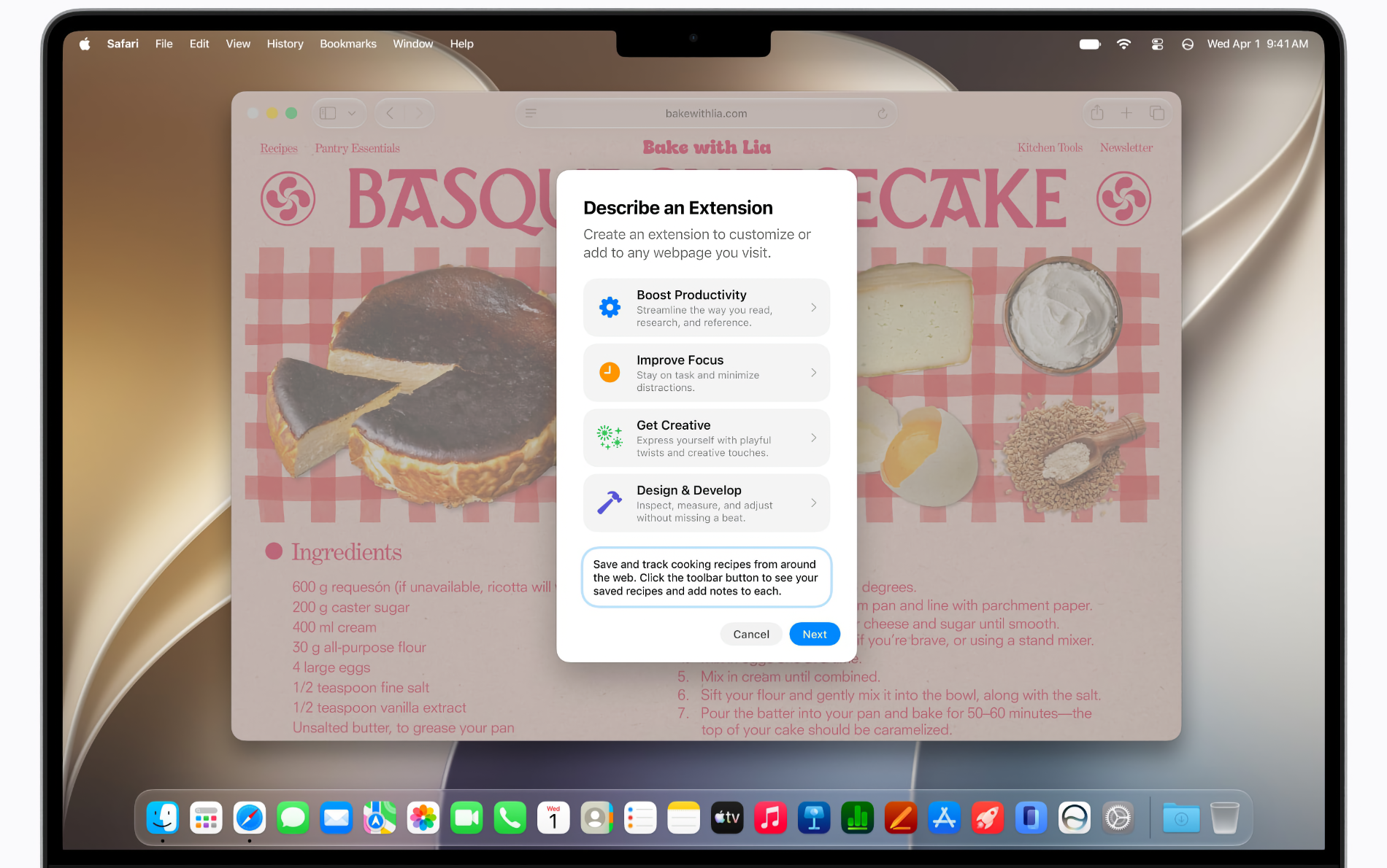 Apple Intelligence Safari Extensions